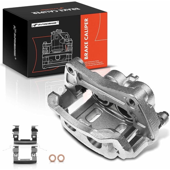 A-Premium Brake Caliper Assembly with Bracket Compatible with Nissan 370Z 2009-2019 Infiniti G25 G35 M35 M37 Q70 Front Passenger Side