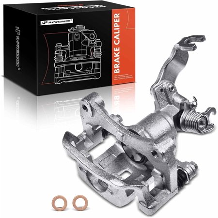 A-Premium Disc Brake Caliper Assembly with Bracket Compatible with Select Infiniti and Nissan Models - I35 2002-2004, I30 2001, Maxima 2001-2003, V6 3.0L, V6 3.5L - Rear Left Driver Side