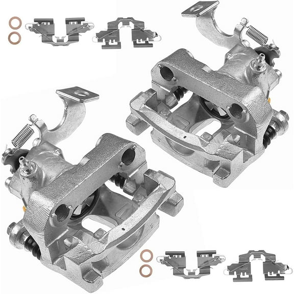 A-Premium Brake Caliper Assembly with Bracket Compatible with Toyota Yaris SE 2012-2018 Rear Left and Right Side 2-PC Set