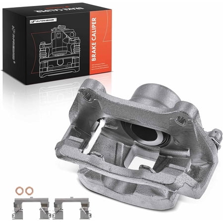 A-Premium Front Disc Brake Caliper Assembly with Bracket Compatible with Select Buick and Chevy Models - Envision 2016-2018, Camaro 2016-2019