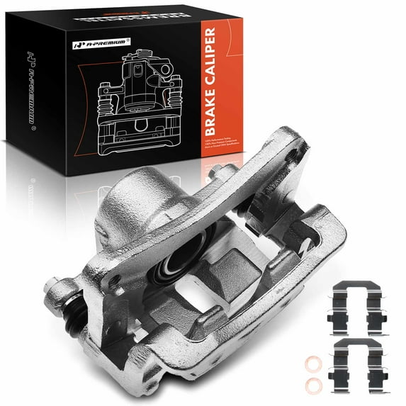 A-Premium Brake Caliper with Bracket Compatible with Hyundai Veracruz 2007-2012 Rear Passenger Side