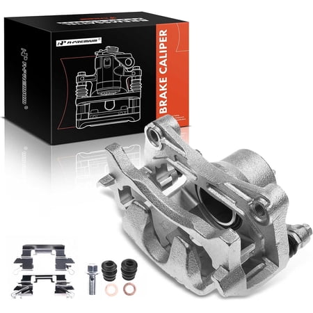 A-Premium Brake Caliper with Bracket Compatible with Nissan Altima 2013-2019 Leaf 2014-2017 Front Wheel