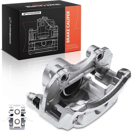 A-Premium Brake Caliper with Bracket Compatible with Nissan Maxima 2000-2001 Infiniti I30 2000-2001 Front Driver Side