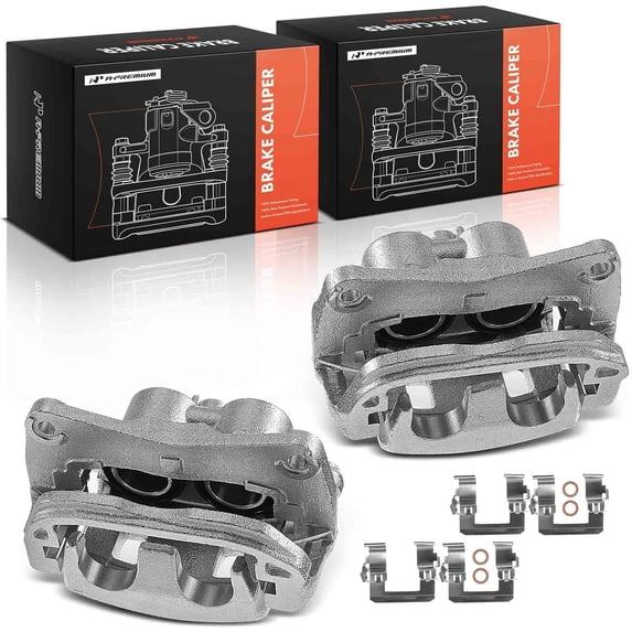 A-Premium Brake Caliper with Bracket Compatible with Scion FR-S 2013-2016 Subaru BRZ 2013-2014 Toyota 86 2017-2018 H4 2.0L Front Side 2-PC Set
