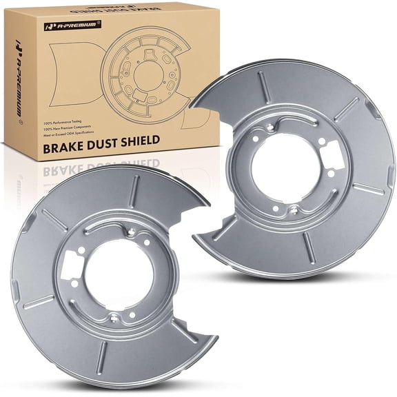 A-Premium Rear Driver and Passenger Side Brake Dust Splash Shield Replacement for BMW 318i 318is 323i 325i 328i 323Ci 325Ci E85 E86 Z4, 2-PC Set