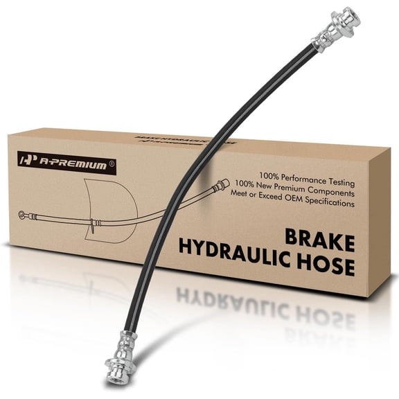 A-Premium Brake Hydraulic Hose Compatible with BMW and Mini Models - 740i 1997-2001, 740iL 1996-2001, 750iL 1994-2001, Z3 2000-2002, Cooper Countryman,Cooper Paceman - Replace# 34301163155