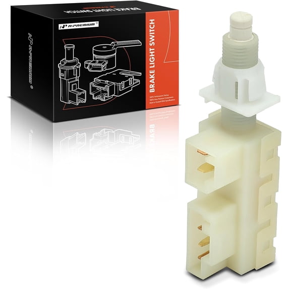 A-Premium Brake Light Switch Lamp Compatible with Buick Riviera 1992-1993 & Cadillac Allante 1993, Deville 1994-1995, Eldorado 1992-1995, Seville 1991-1995 & Oldsmobile Toronado 1992, 6 Pins