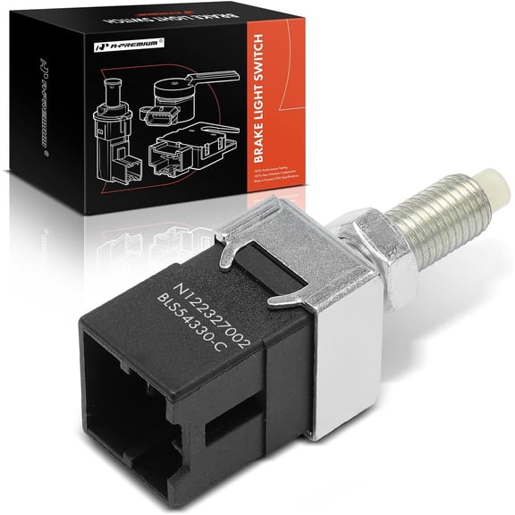 A-Premium Brake Light Switch Lamp Compatible with Honda CR-V CRV 1997-2001, Civic 1996-2000, Prelude 1997-2001 & Acura RL 1996-2003, EL 1997-2000, 4 Pins, Replace# 36750A04003, 36750S04003