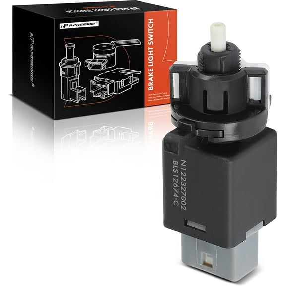 A-Premium Brake Light Switch Lamp Compatible with Hyundai Elantra 13-19, Sonata, Santa Fe, Accent, Tucson, Equus, Ioniq & Kia Soul, Optima, Sorento, Forte, Sportage, Rio & Genesis G80, with 4 Pins