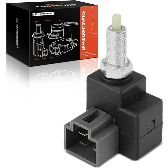 A-Premium Brake Light Switch Lamp Compatible with Kia Sorento 2011-2013 & Hyundai Santa Fe 2007-2012, Genesis 2009-2010, 4 Pins, Replace# 938100W000QQH