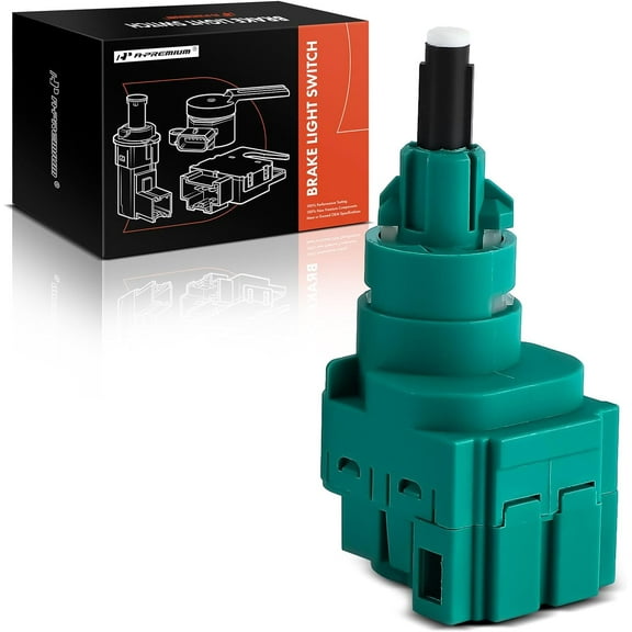 A-Premium Brake Light Switch Lamp Compatible with Volkswagen Jetta 1999-2006, Passat, Golf, Beetle, Touareg, GTI, Eurovan & Audi A4 A4 Quattro, A6, Allroad Quattro, TT, R8 & Porsche Cayenne, 4 Pins