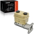 thumbnail image 1 of A-Premium Brake Master Cylinder with Reservoir and Cap Compatible with Chevrolet GMC and International Harvester Vehicles - B60 C60 C60 Kodiak C70 P60 B6000 C6000 S1723 - Replace# 15601554, 1 of 8