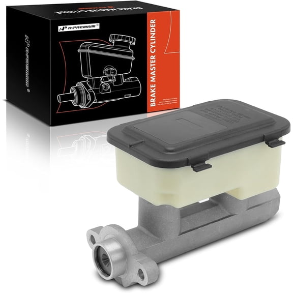 A-Premium Brake Master Cylinder with Reservoir and Cap Compatible with Chevrolet and GMC Vehicles- Express 2500, Express 3500, Savana 2500, Savana 3500, 1996-2002 - Replace# 18029954, 18060792