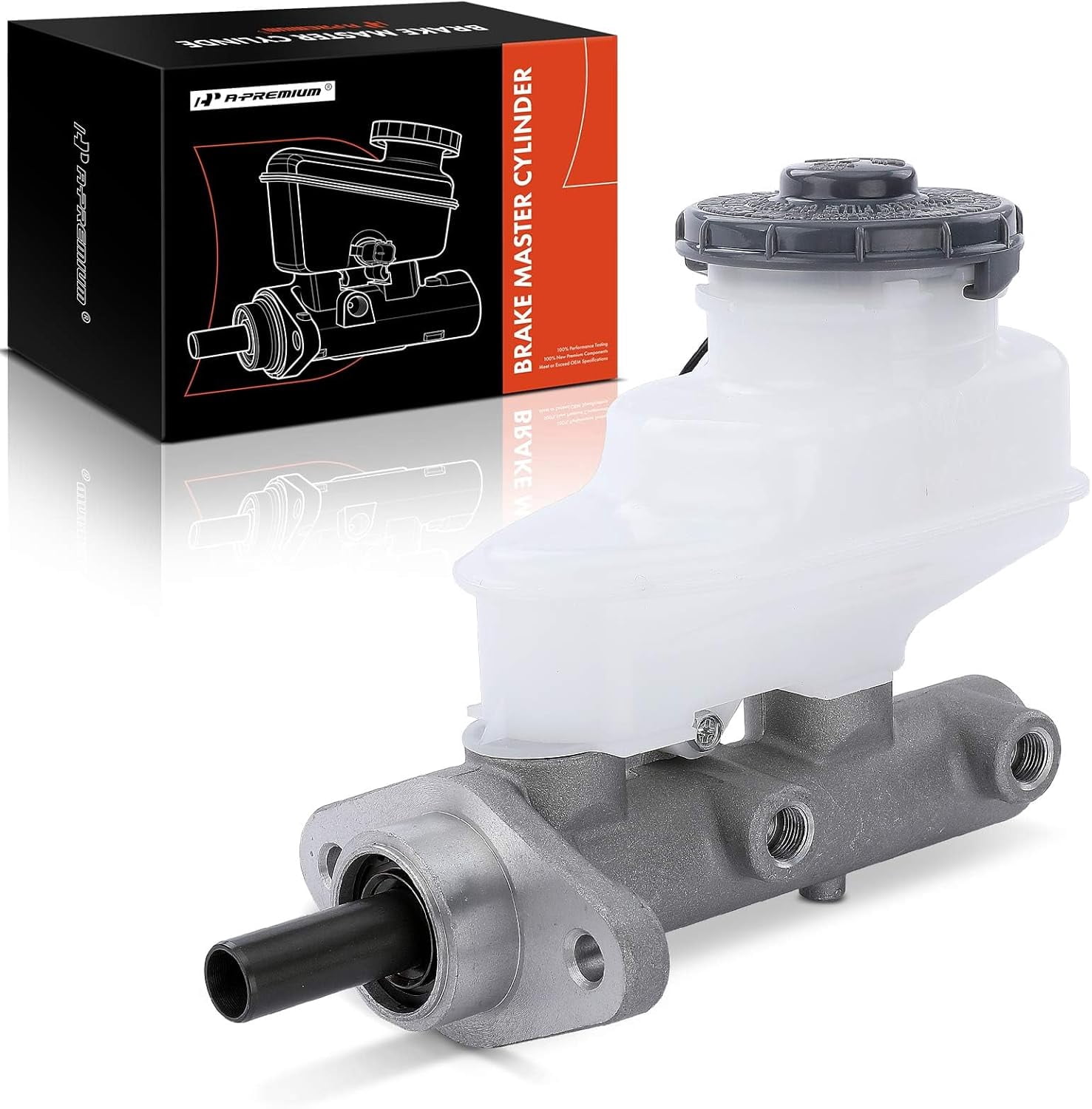 A-Premium Brake Master Cylinder with Reservoir and Cap Compatible with Honda and Acura Vehicles - Accord 2001-2002, CL 2001-2003, TL 1999-2003 - Replaces 46100S0KA02, 46100S0KA03