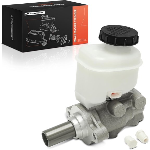 A-Premium Brake Master Cylinder with Reservoir and Sensor Compatible with Infiniti Vehicles - FX35, FX45, 2003 2004 2005, Without Adaptive Cruise Control
