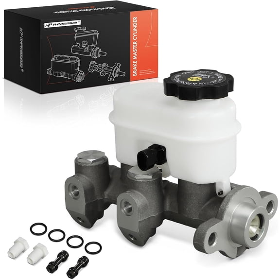 A-Premium Brake Master Cylinder with Reservoir and Sensor Compatible with Saturn Vehicles - SC 1991-1992, SC1 SC2 1993-1999, SL SL1 SL2 1991-1999, SW1 SW2 1993-1999