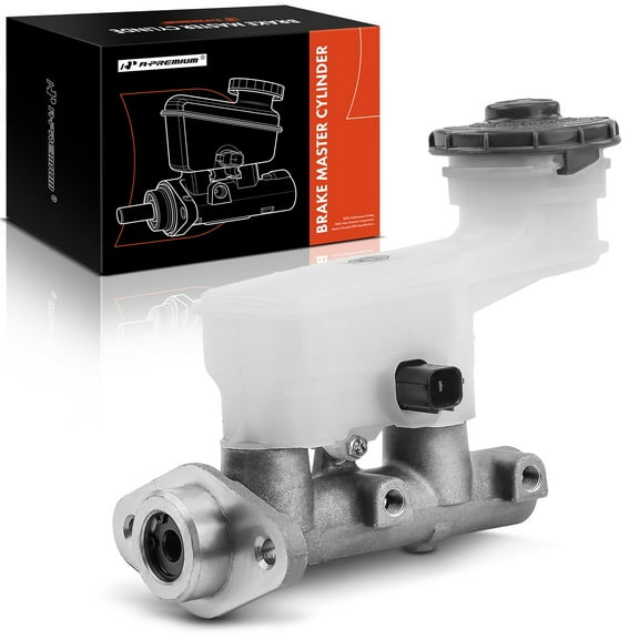 A-Premium Brake Master Cylinder with Reservoir and Cap Compatible with Honda Vehicles - For Fit 2007 2008, L4 1.5L - Replace# 46100SLNA01, 8322679