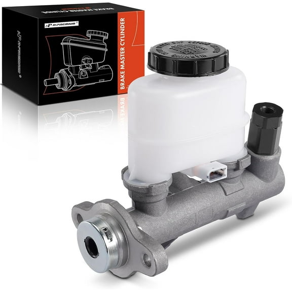 A-Premium Brake Master Cylinder with Reservoir and Cap Compatible with Nissan Vehicle - Altima 1993-1999/2001 - Replace# 460101E401, 460102B101