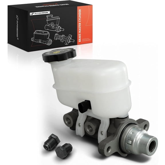 A-Premium Brake Master Cylinder with Reservoir and Sensor Compatible with Chevrolet, GMC and Saab Vehicles - Trailblazer, Envoy, 9-7X, 2009
