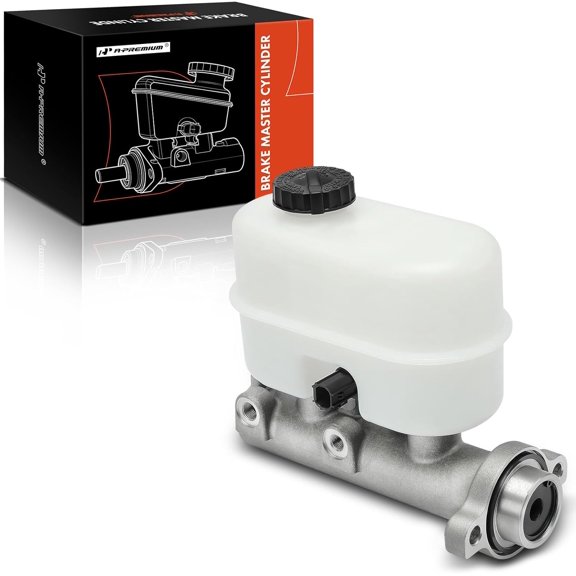 A-Premium Brake Master Cylinder with Reservoir and Sensor Compatible with Dodge Vehicles - Ram 2500, Ram 3500, 2003 2004 2005 - Replace# 5093407AA