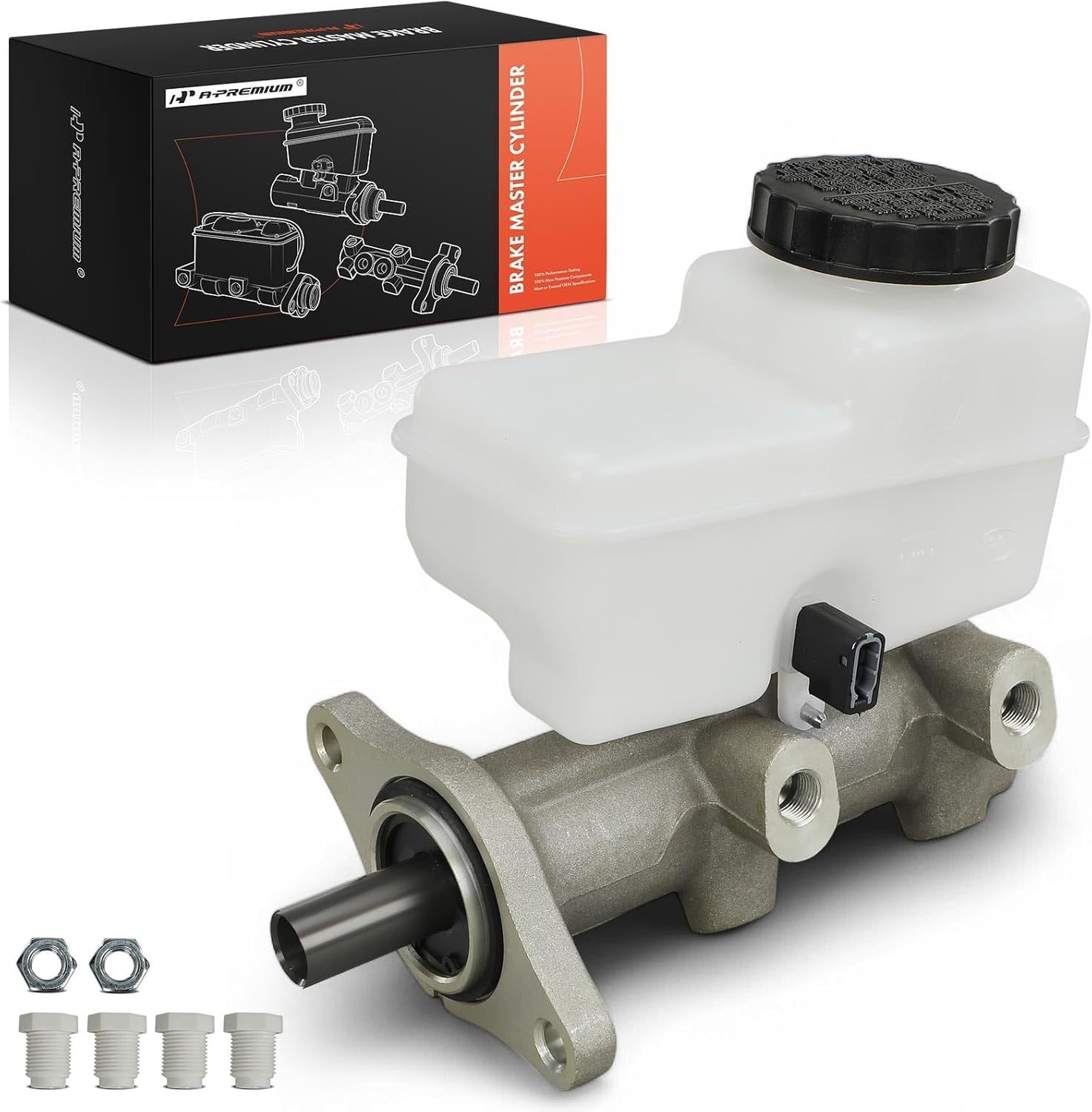 A-Premium Brake Master Cylinder with Reservoir and Sensor Compatible ...