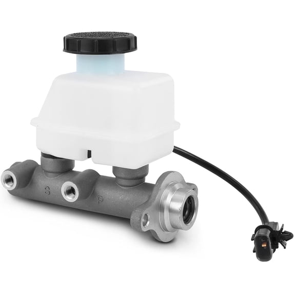 A-Premium Brake Master Cylinder with Reservoir with Sensor Compatible with Hyundai Accent 1995 1996 1997 1998 1999, Replace # M131447, MC390349