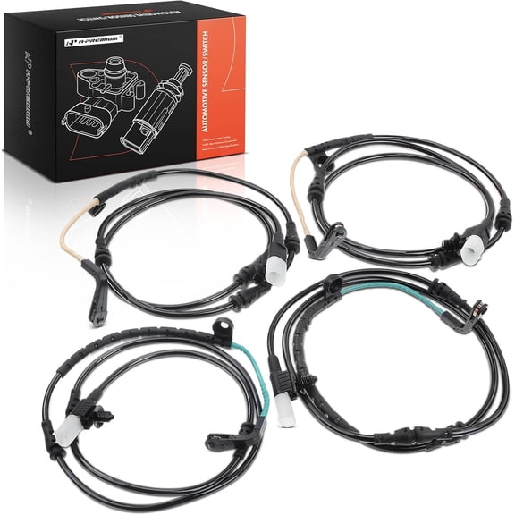 A-Premium Front and Rear Brake Pad Wear Sensors Compatible with Land Rover LR3 2005-2006, 4-PC Set