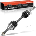 thumbnail image 1 of A-Premium CV Axle Shaft Assembly Compatible with Kawasaki Bayou 300 1989-2004, Bayou 400 1993-1999, Front Left or Right, Replace# 59266-1103, 59266-1096, 1 of 10