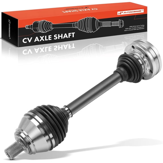 A-Premium CV Axle Shaft Assembly Compatible with Volkswagen Jetta 2002 2004 2005, Golf 2002-2003 & Audi TT Quattro 2002-2006, 1.8L, Front Left Driver Side