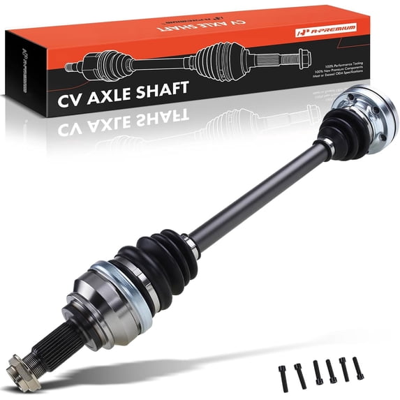 A-Premium CV Axle Shaft Assembly Compatible with BMW 135i 325xi 328i 2008-2013 328i xDrive 330i 330xi 335i xDrive Rear Driver Side