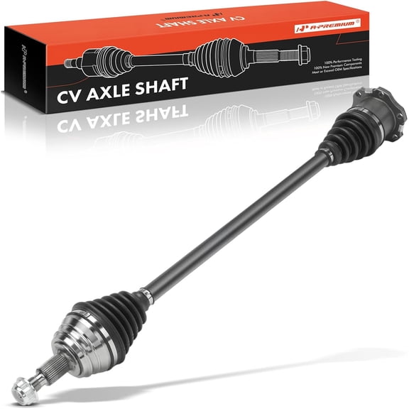 A-Premium CV Axle Shaft Assembly Compatible with Volkswagen Jetta 2002-2004 2.8L, Golf 2002-2005 2.8L, Front Right Passenger Side
