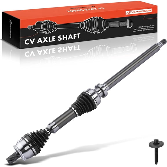 A-Premium CV Axle Shaft Assembly Compatible with Volvo XC90 2007 2008 2009 2010 2011 2012, L6 3.2L, FWD, Front Right Passenger Side