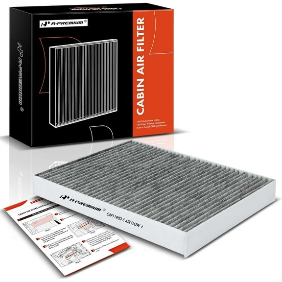 A-Premium Cabin Air Filter with Activated Carbon Compatible with Audi Q7 2007-2015 & Porsche Cayenne 2003-2018 & Volkswagen Touareg 2004-2017, Replace# 7H0819631A