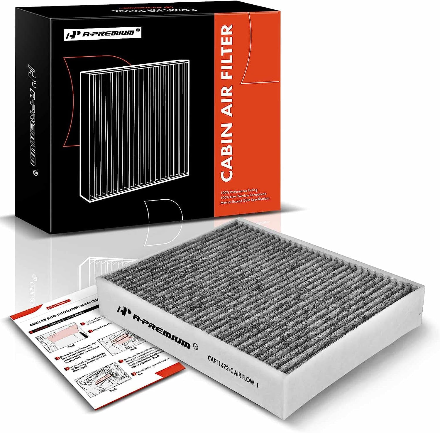 APremium Cabin Air Filter with Activated Carbon Compatible with BMW