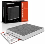 A-Premium Cabin Air Filter with Activated Carbon Compatible with Hyundai & Kia - Kona 18-22, Tucson 16-21, Veloster 19-21, Venue 20-23, Seltos 21-23, Soul 20-23, Sportage 17-22 - Replace# CF12160