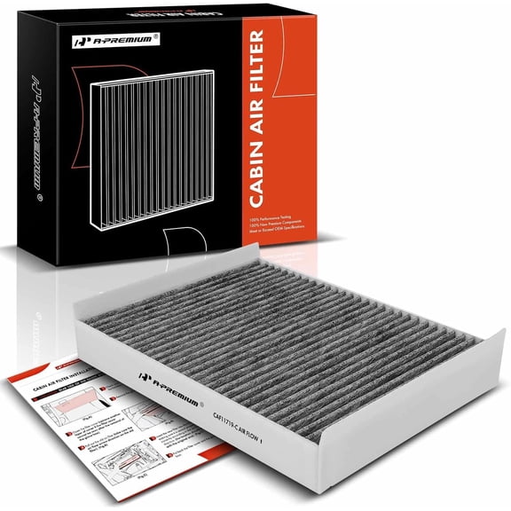 A-Premium Cabin Air Filter with Activated Carbon Compatible with Mercedes-Benz C300, C350e, C400, C43 AMG, C450 AMG, E300, E350, E53 AMG, GLE350, GL450, GLC300, GLS63 AMG, CLS53 AMG, G550, AMG GT 63