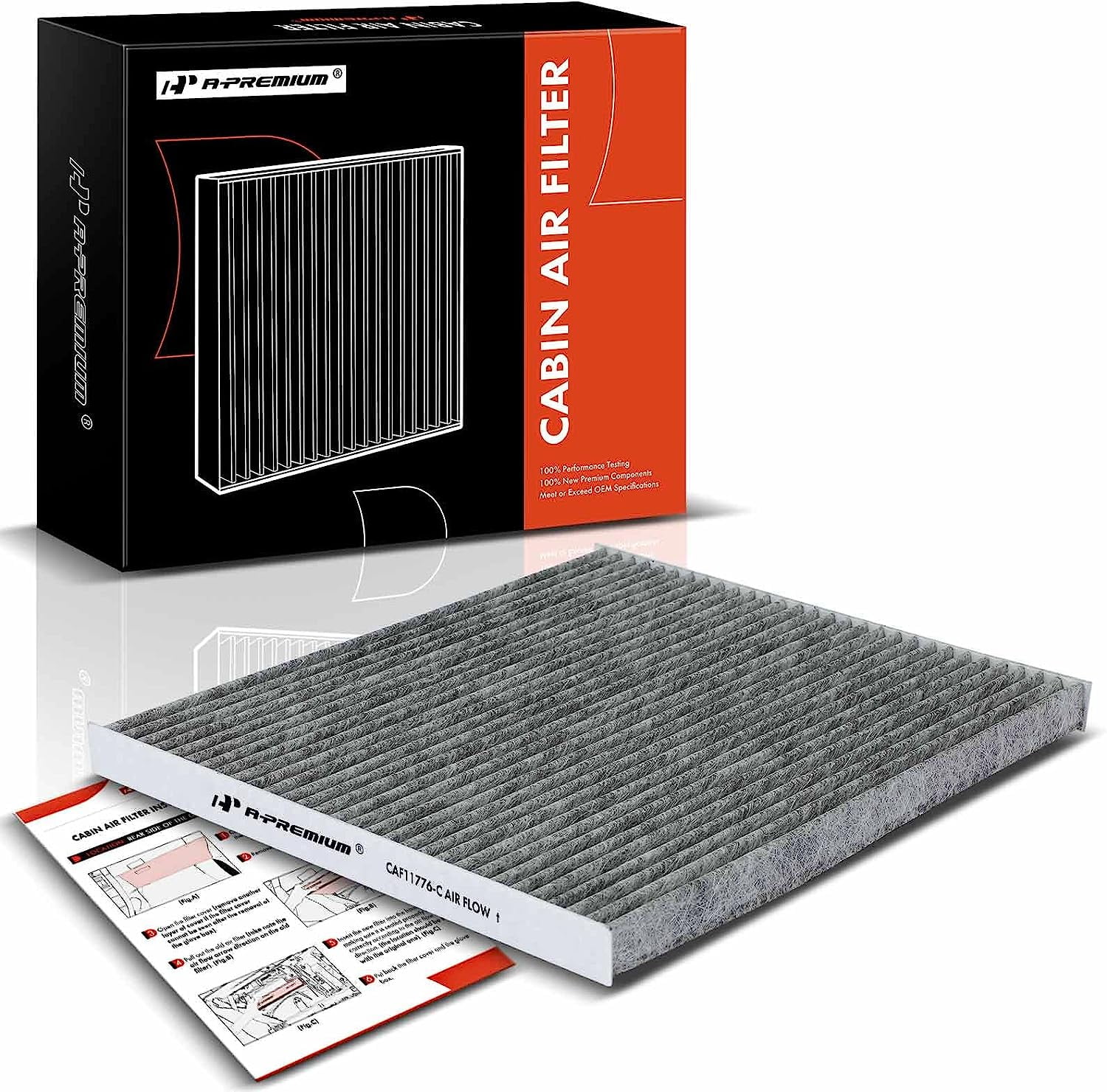 APremium Cabin Air Filter with Activated Carbon Compatible with Nissan & Infiniti Models