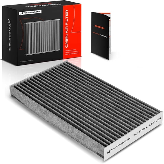 A-Premium Cabin Air Filter with Activated Carbon Compatible with Nissan Cube (2009-2014), Juke (2011-2017), Sentra (2013-2019), LEAF (2011-2023), Replace# 272773DF0A