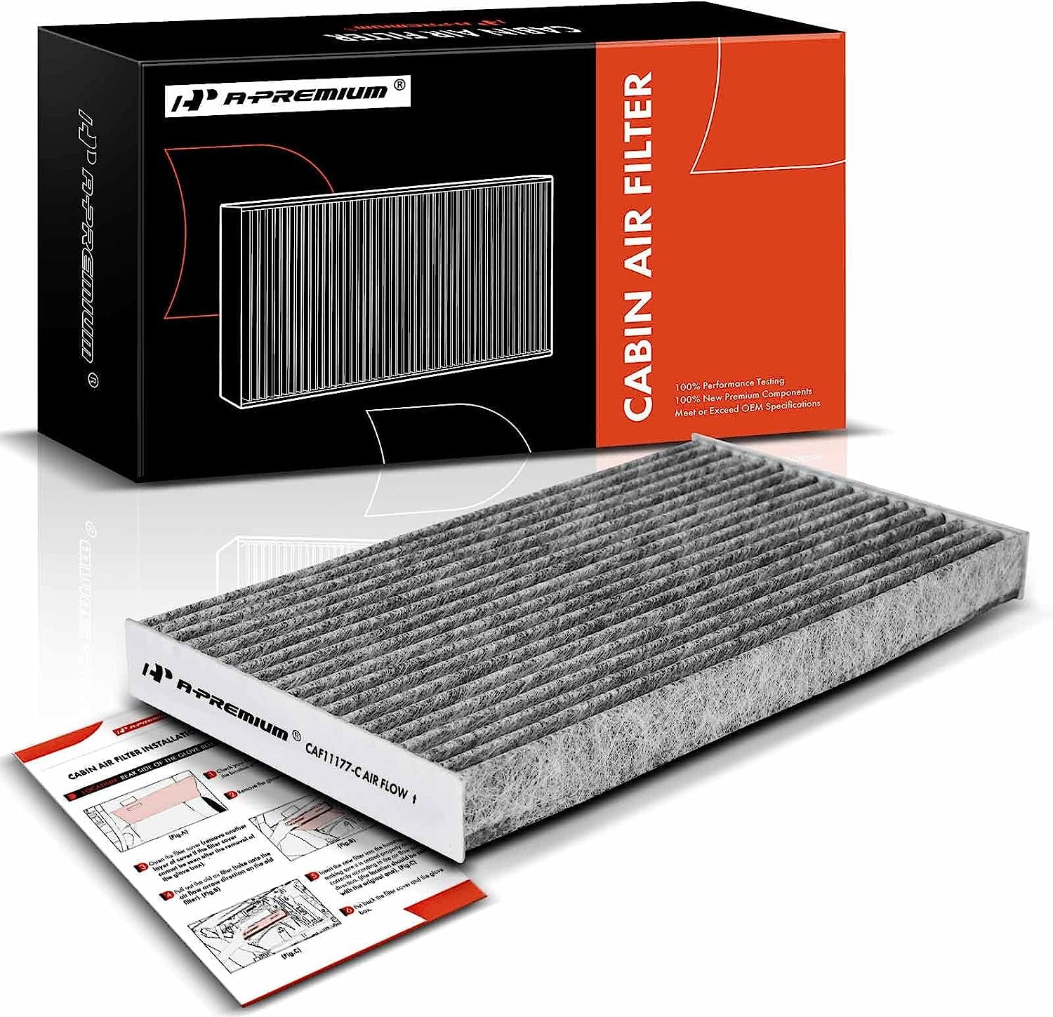 APremium Cabin Air Filter with Activated Carbon Compatible with Nissan