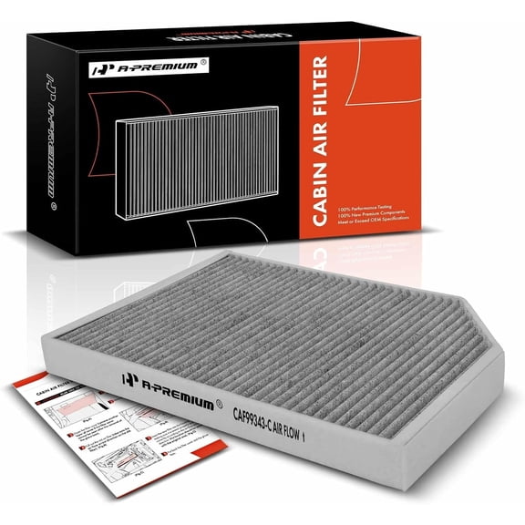 A-Premium Cabin Air Filter with Activated Carbon Compatible with Porsche Panamera 2017-2021 2.9L 4.0L Panamera 2019-2020 3.0L Panamera 2022-2023 2.9L 4.0L Taycan 2020-2023 Replace# 971819429
