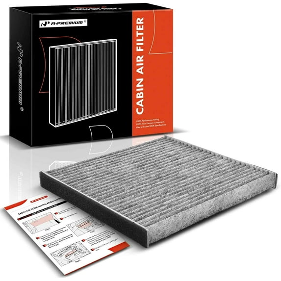 A-Premium Cabin Air Filter with Activated Carbon Compatible with Toyota Highlander 2001-2007 & Lexus RX300 1999-2003, IS300 2001-2005 Replace# 87139YZZ04, 871394802083