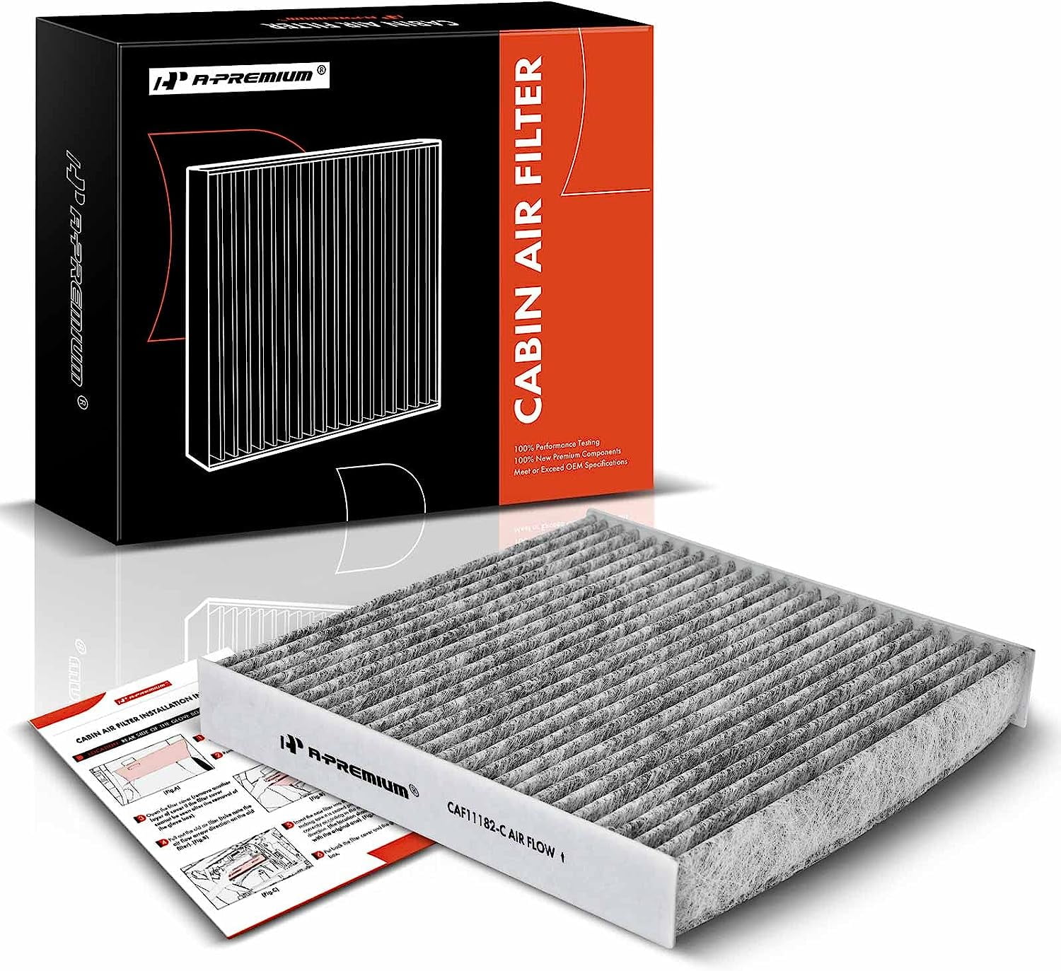 APremium Cabin Air Filter, Fits for CF11182 Select Acura and Honda