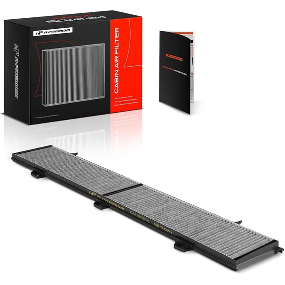 A-Premium Cabin Air Filter w/Activated Carbon Compatible with BMW 323i, 325i, 325xi, 328i, 328i xDrive, 328xi, 330i, 330xi, 335d, 335i, 335is, 335xi, X1, 1 Series M, 128i, 135i, 135is
