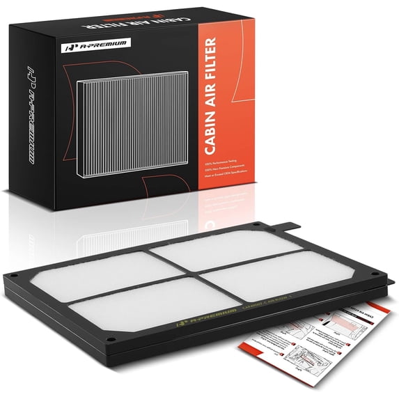 A-Premium Cabin Air Filter w/Activated Carbon Compatible with Peterbilt 320 03-07, 325 08-13, 330 04-05/07-13/17-20, 335 05-10, 340 07-10, 357 86-08, 365, 367, 378, 379, 384, 385, 386, 388, 389