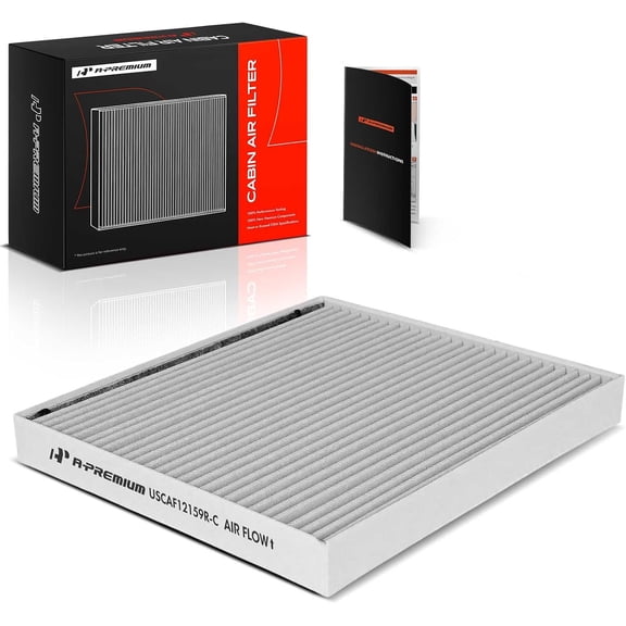 A-Premium Cabin Air Filter with Activated Carbon Compatible with Hyundai Sonata 2016-2019 & Kia Optima 2016-2020 Replace# 97133C1010, PC99206CP