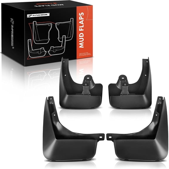 A-Premium Car Splash Guards Mud Flaps Mudflaps Replacement for BMW F10 5 Series 523i 528i 535i 550i 2011-2016 Front and Rear 4-PC Set