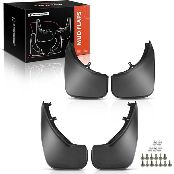 A-Premium Car Splash Guards Mud Flaps Mudflaps Replacement for Land Rover Range Rover L322 2006-2013 Front and Rear 4-PC Set