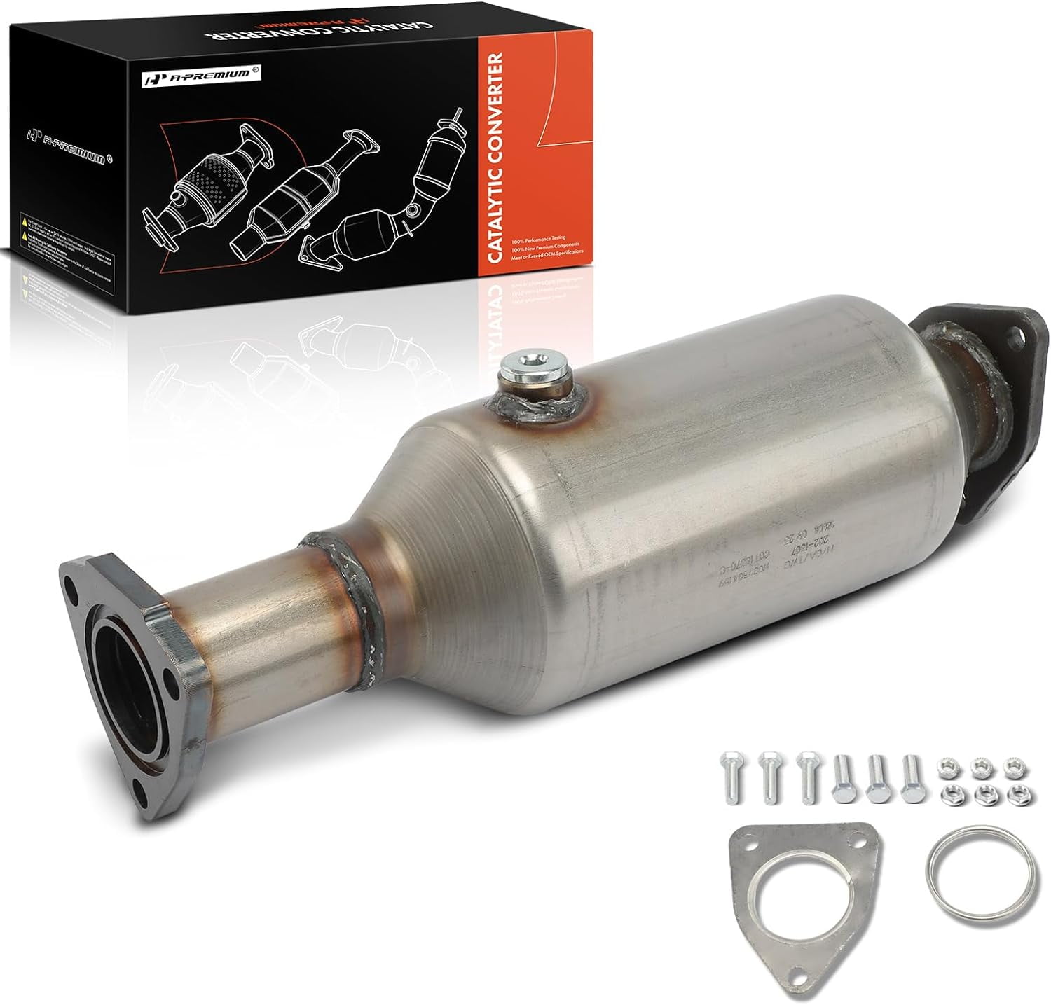 A-Premium Catalytic Converter Kit Direct-Fit Compatible with Honda Accord 1998 1999 2000 2001 2002, 2.3L, EPA Compliant, Replace# 18160PAA305, 18160PAAL11