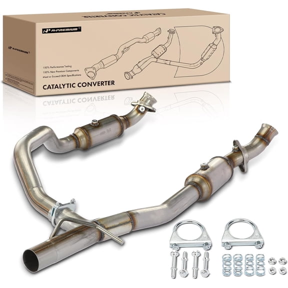 A-Premium Catalytic Converter Kit Direct-Fit Compatible with Ford E150 2009-2014 4.6L, E250 2009-2014 4.6L, EPA Compliant, 2-PC Set