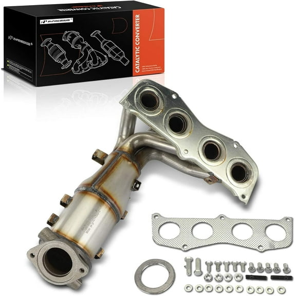 A-Premium Catalytic Converter Kit Direct-Fit Compatible with Toyota Camry 2007-2009, Solara 2006-2008, 2.4L, EPA Compliant
